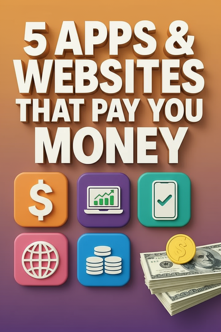 5 Free Websites That Pay Real Money Daily In 2026: Earn $5 - $1,000 Per Day & Monthly
