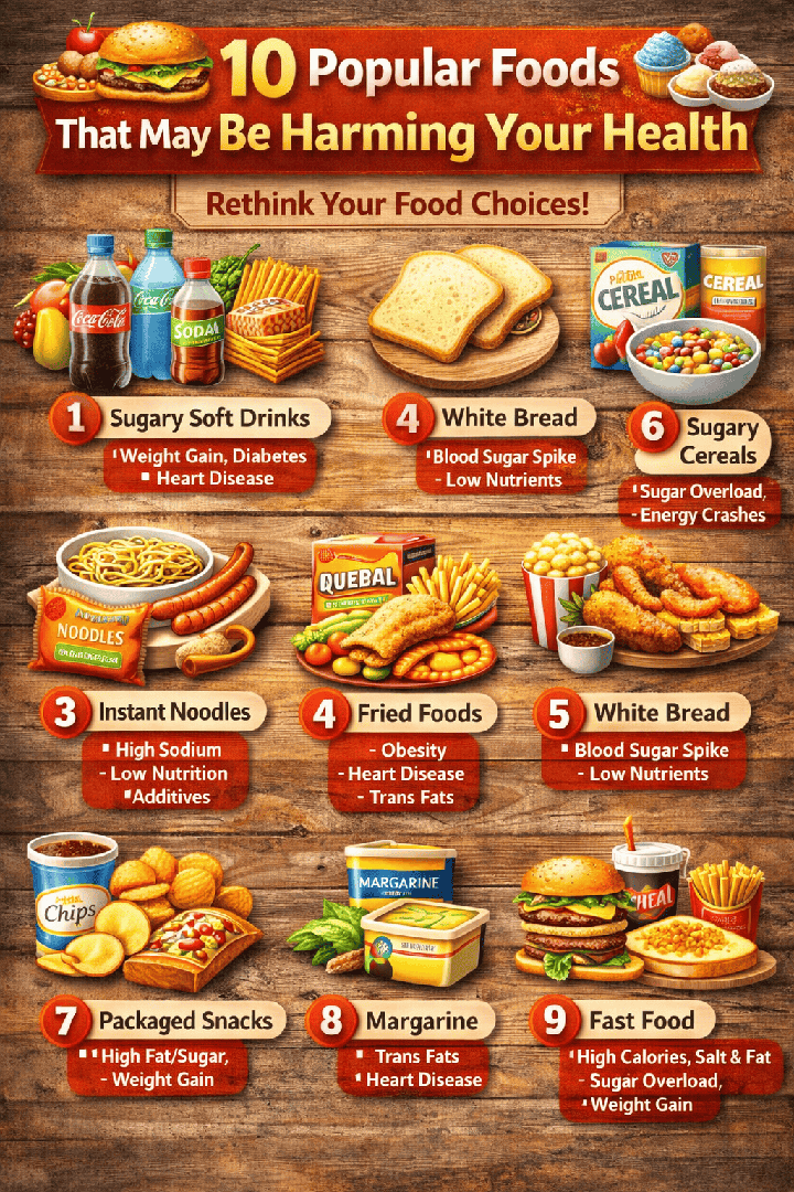 10 Popular Foods That May Be Harming Your Health